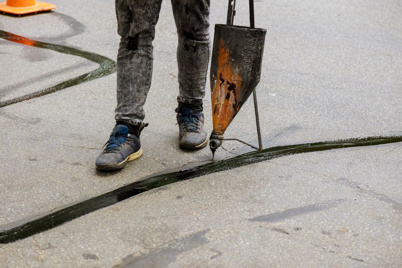 Driveway Crack Sealing